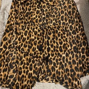 Leopard 2 piece. Bottoms are shorts